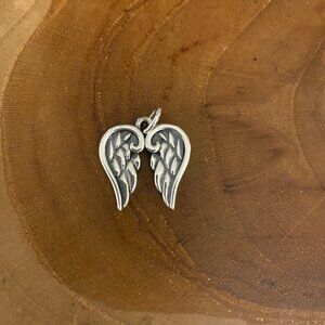 James Avery Angel Wings Charm, Sterling Silver